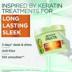 GarnierFructis Keratin Sleek Hair Mask 370 ml