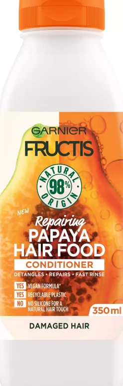 GarnierFructis Papaya Hair Food Repairing Conditioner 350 ml