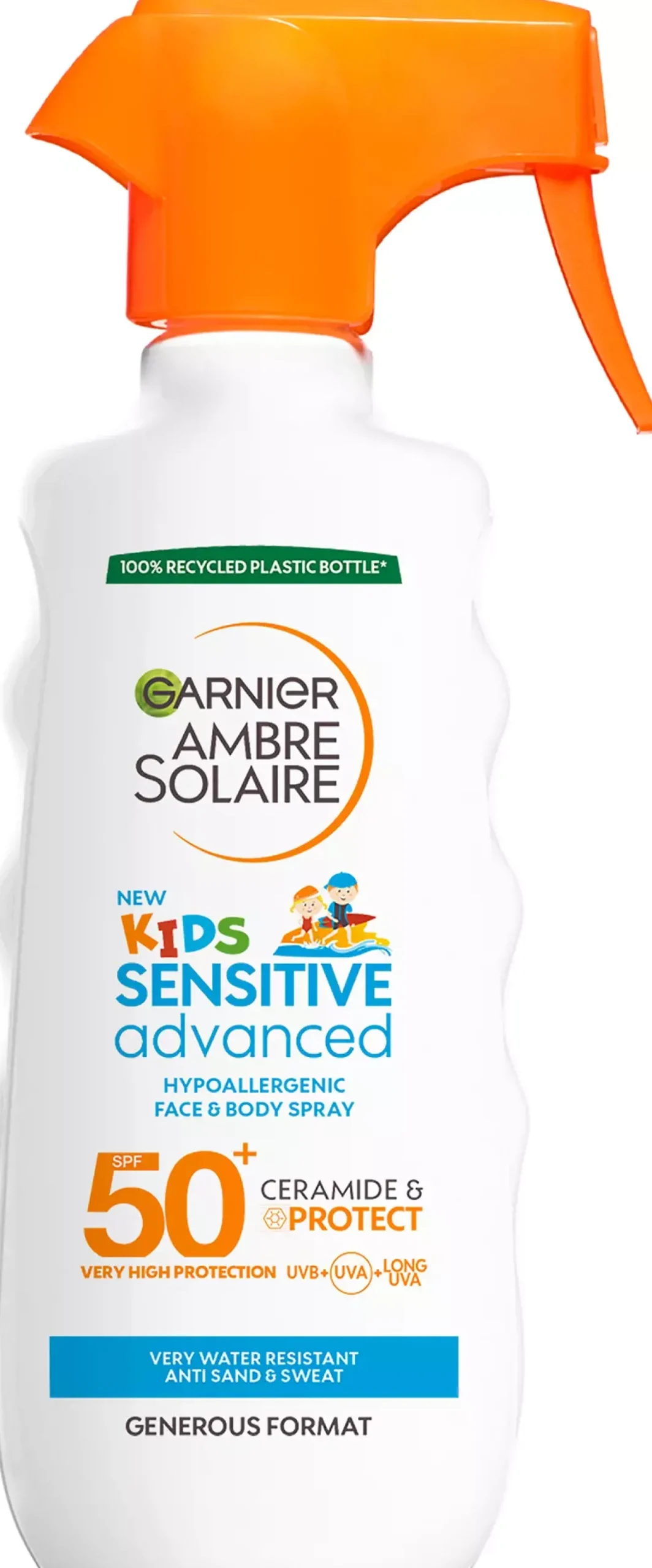 GarnierFructis Sensitive Advanced Kids Hypoallergenic Face & Body Spray SPF50+ for Sensitive Skin 270 ml