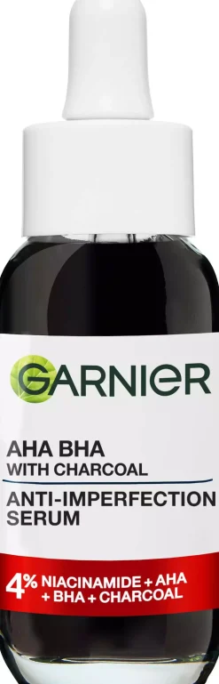 GarnierPureActive AHA BHA Charcoal Anti-Imperfection Serum For Impure Skin 30 ml