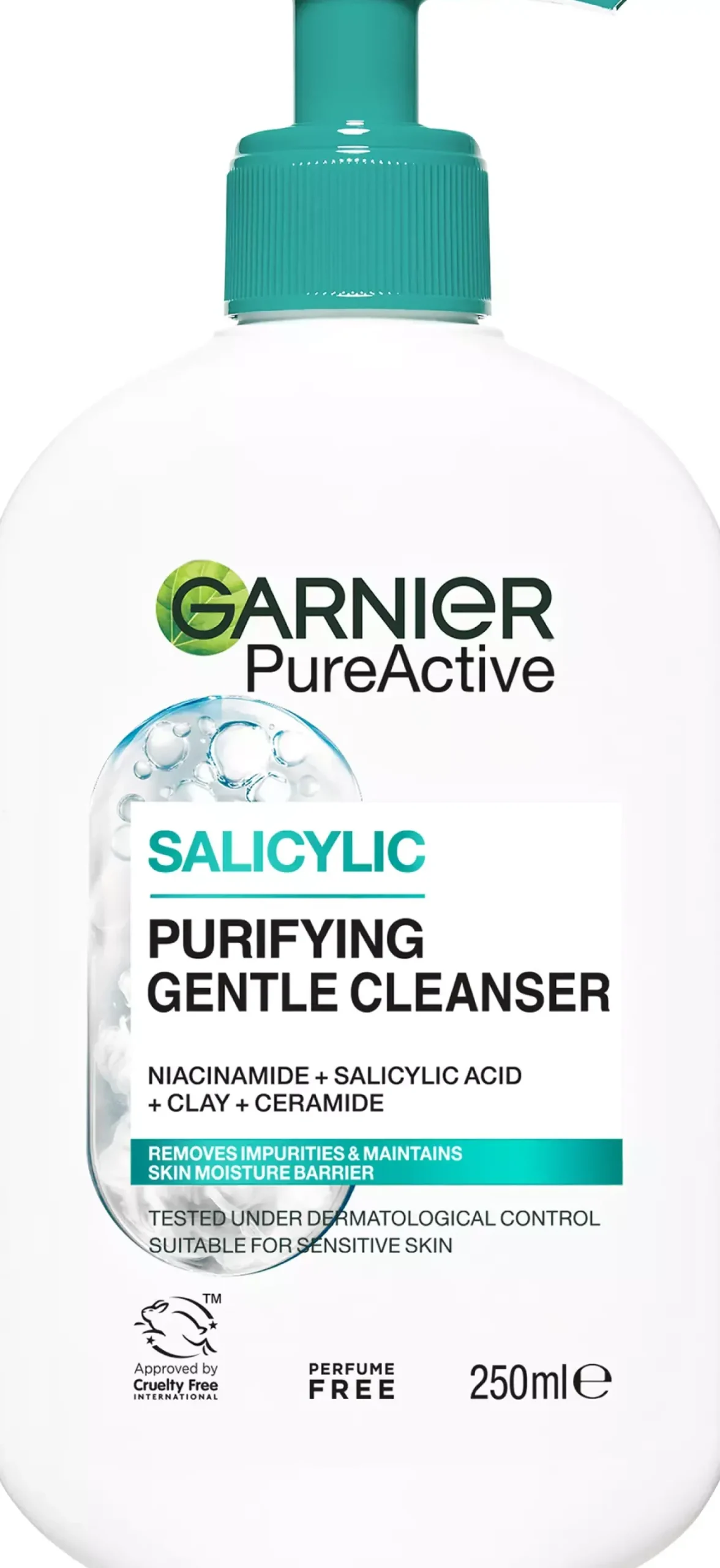 GarnierPureActive Salicylic Purifying Gentle Cleanser For Impure Skin 250 ml