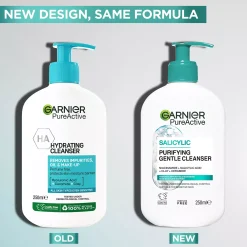 GarnierPureActive Salicylic Purifying Gentle Cleanser For Impure Skin 250 ml