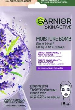 GarnierSkinActive Moisture Bomb Super Hydrating & Anti-Fatigue Sheet Mask for Tired Skin
