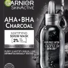 GarnierSkinActive Pure Charcoal Black Pore-Tightening + Hydrating Sheet Mask for Oily Skin Pore Tightening