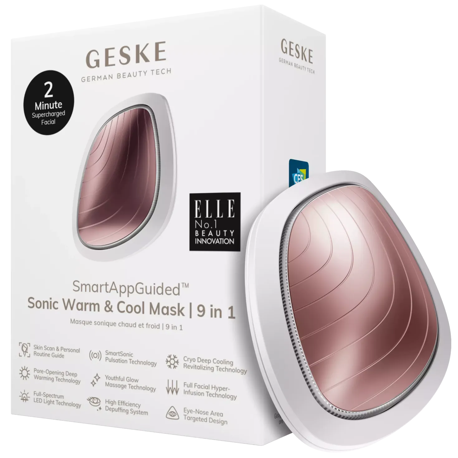 Geske9 in 1 Sonic Warm & Cool Mask Green