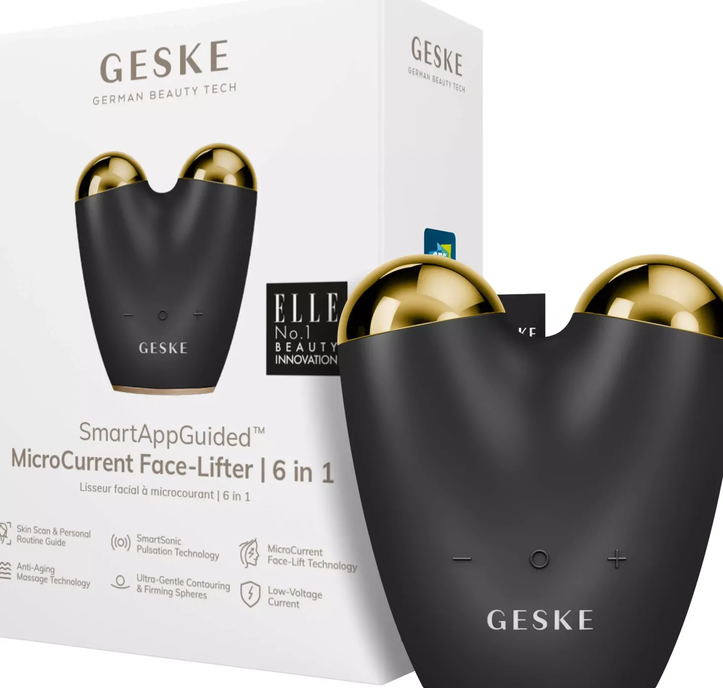 Geske MicroCurrent Face-Lifter | 6 in 1 Gray