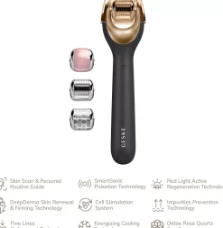 Geske MicroNeedle Face Roller | 9 in 1 Gray