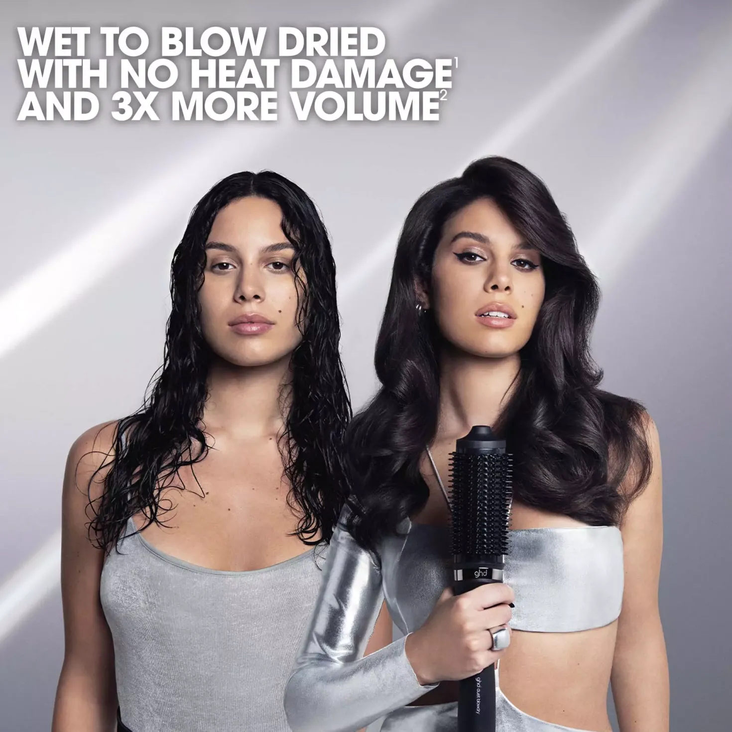ghd Duet Blow Dry - 2-in-1 Hair Dryer Brush Black