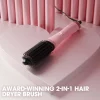 ghd Duet Blowdry Limited Edition Hair Dryer Brush in Dusted Pink