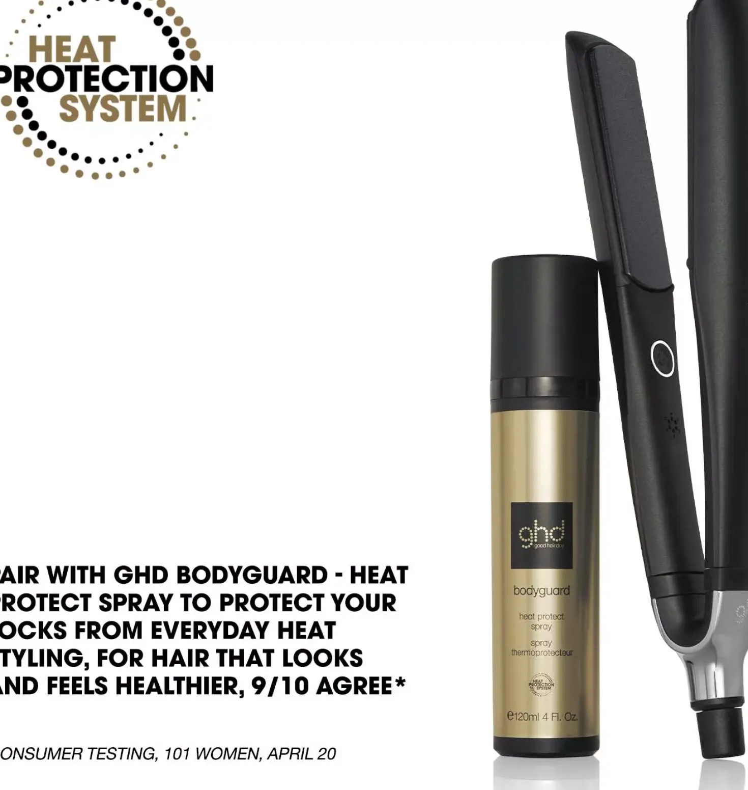 ghdPlatinum+ Hair Straightener Styler Black