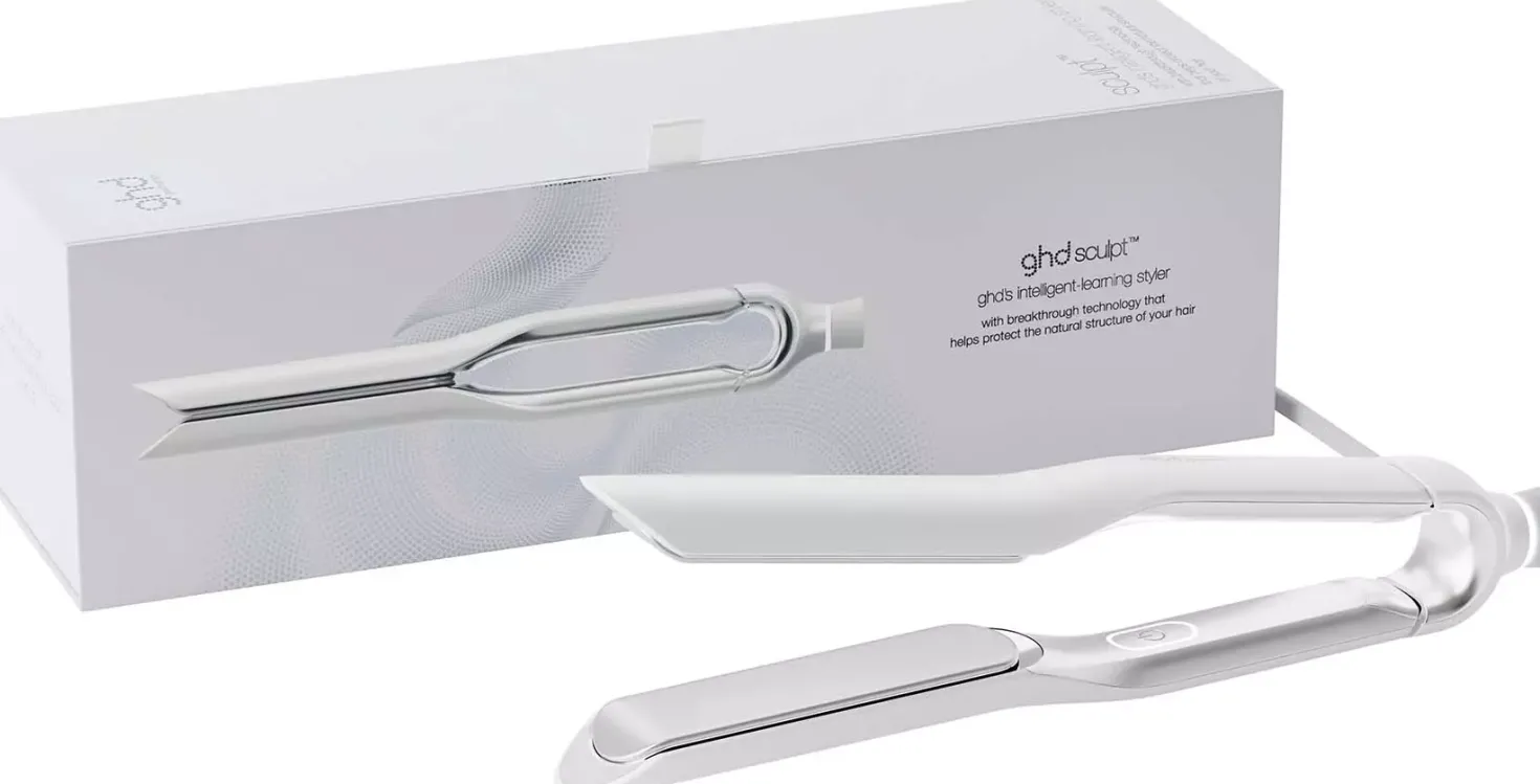 ghd Sculpt Interactive Hair Straightener White