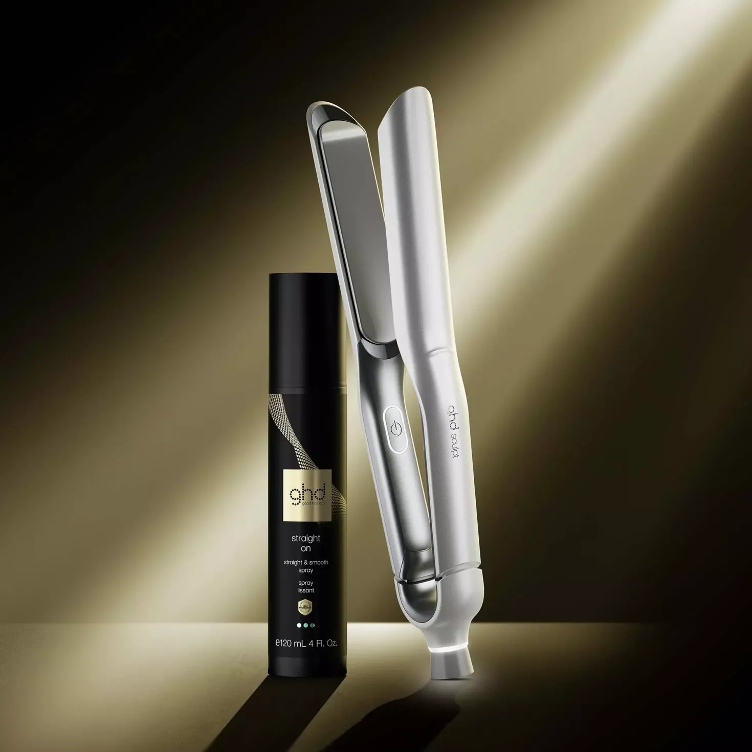 ghd Sculpt Interactive Hair Straightener White