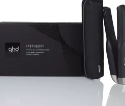 ghdUnplugged hair straightener in matte black