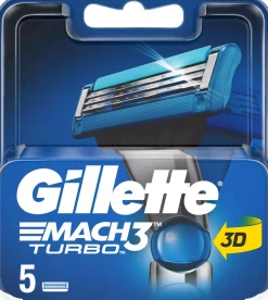 GilletteMach3 Turbo Men’s Razor Blade Refills 6 stk