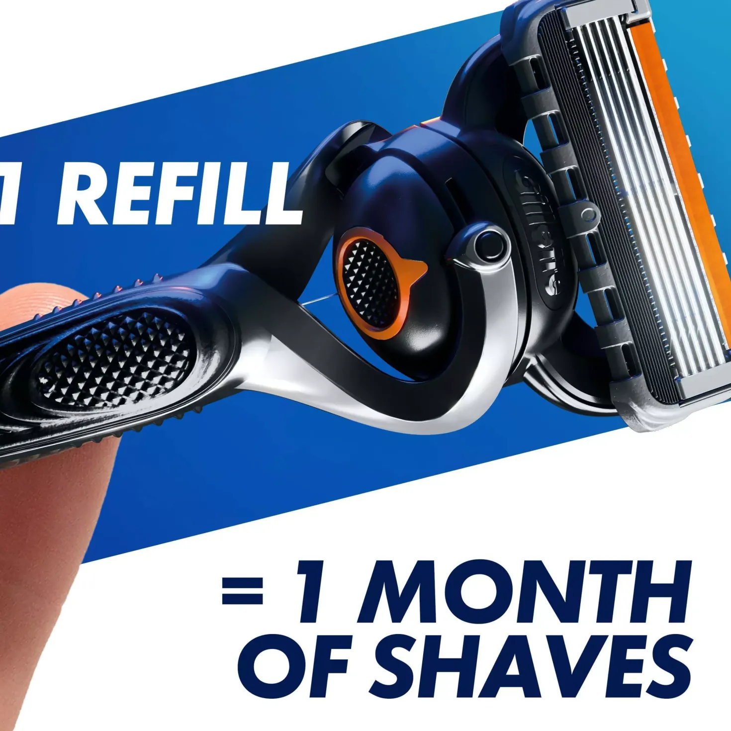 Gillette ProGlide Razor for men 2 razor blade refills