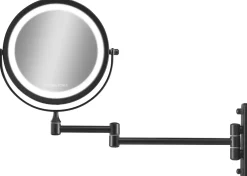 Gillian Jones Double-sided Wall Mirror with LED light Black