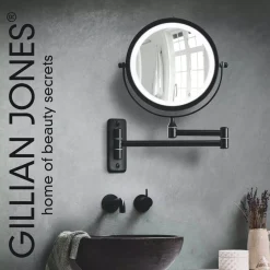 Gillian Jones Double-sided Wall Mirror with LED light White