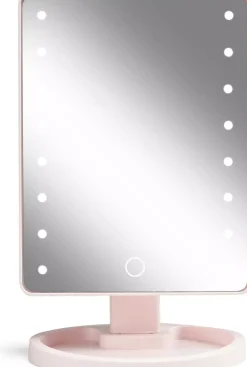 Gillian Jones Hollywood Mirror With Touch, Led Light And USB Pink