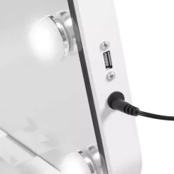 Gillian Jones Makeup Artist Mirror With 12 LED Bulbs And Smartphone Holder