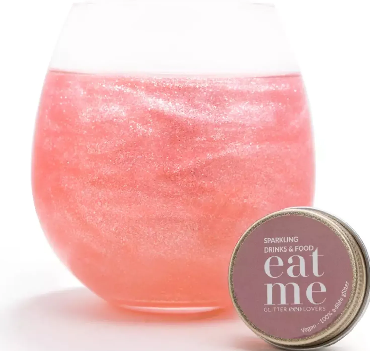 Glitter Eco Lovers EAT ME Clear