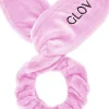 GLOV Bunny Ears Headband 2-In-1 Hair Protecting Headband And Hair Tie Pink