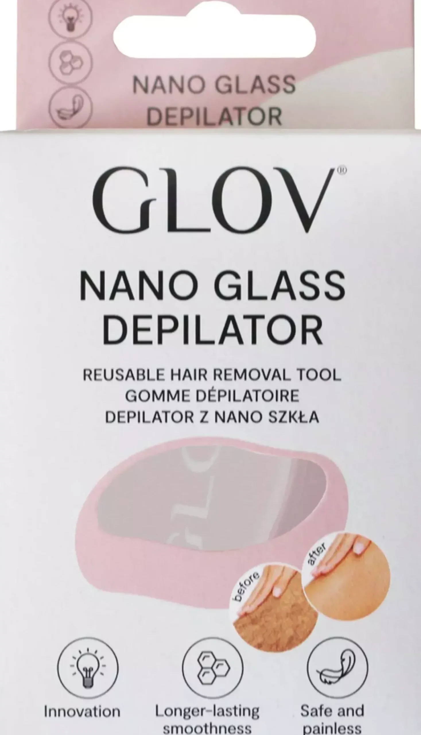 GLOV Nano Glass Depilator Pink