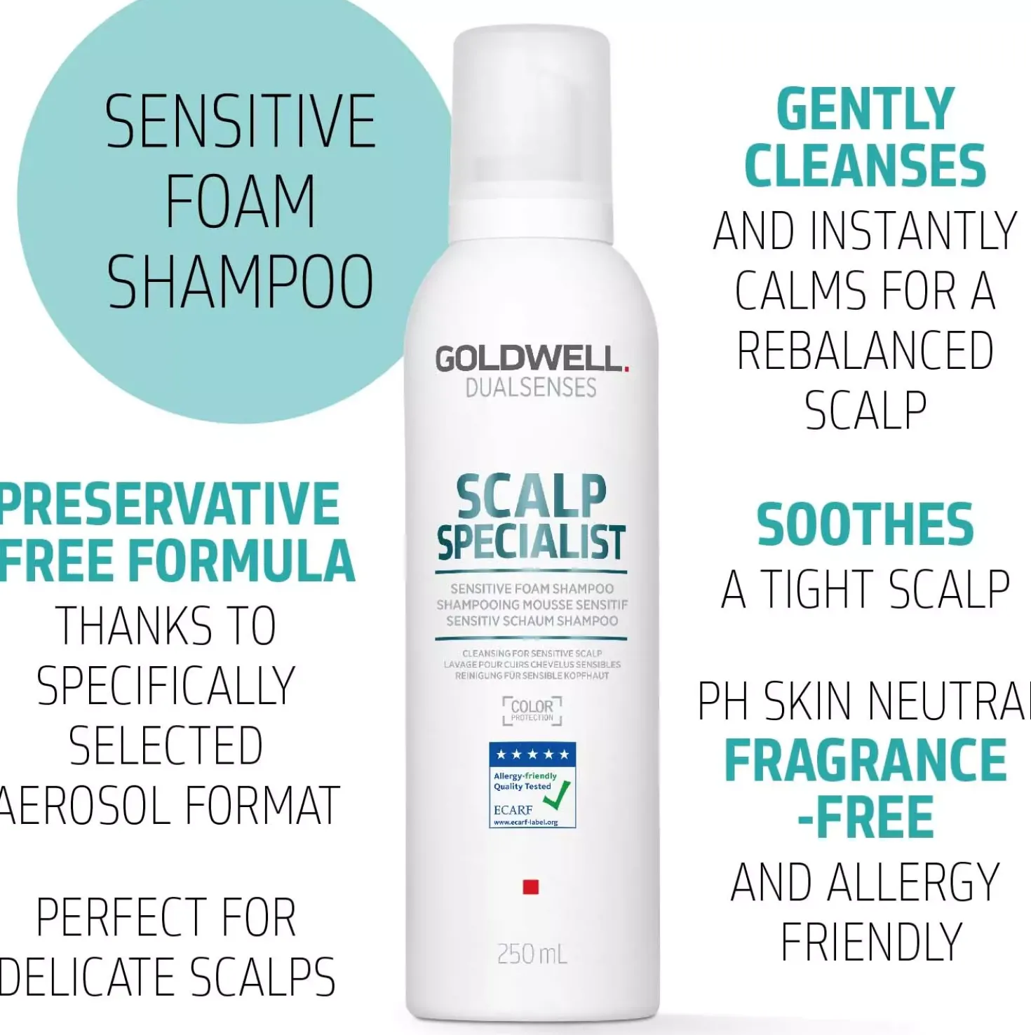 GoldwellDualsenses Scalp Specialist Sensitive Foam Shampoo 250 ml