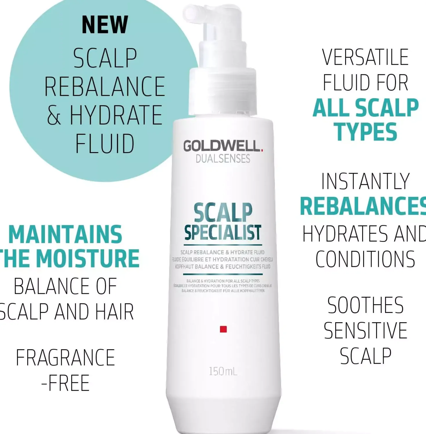 GoldwellDualsenses Scalp Specialist Re-Balance & Hydrate Fluid 150 ml