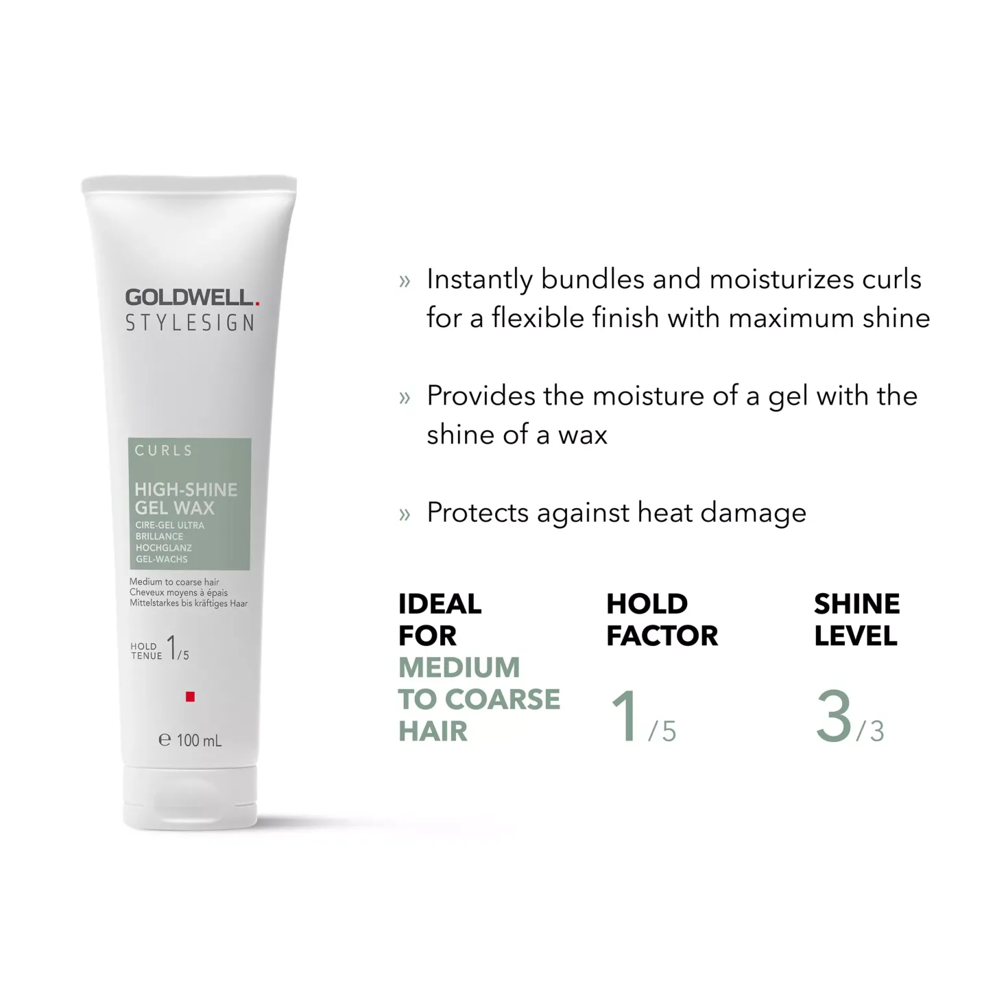 GoldwellStyleSign Curls High-Shine Gel Wax 100 ml