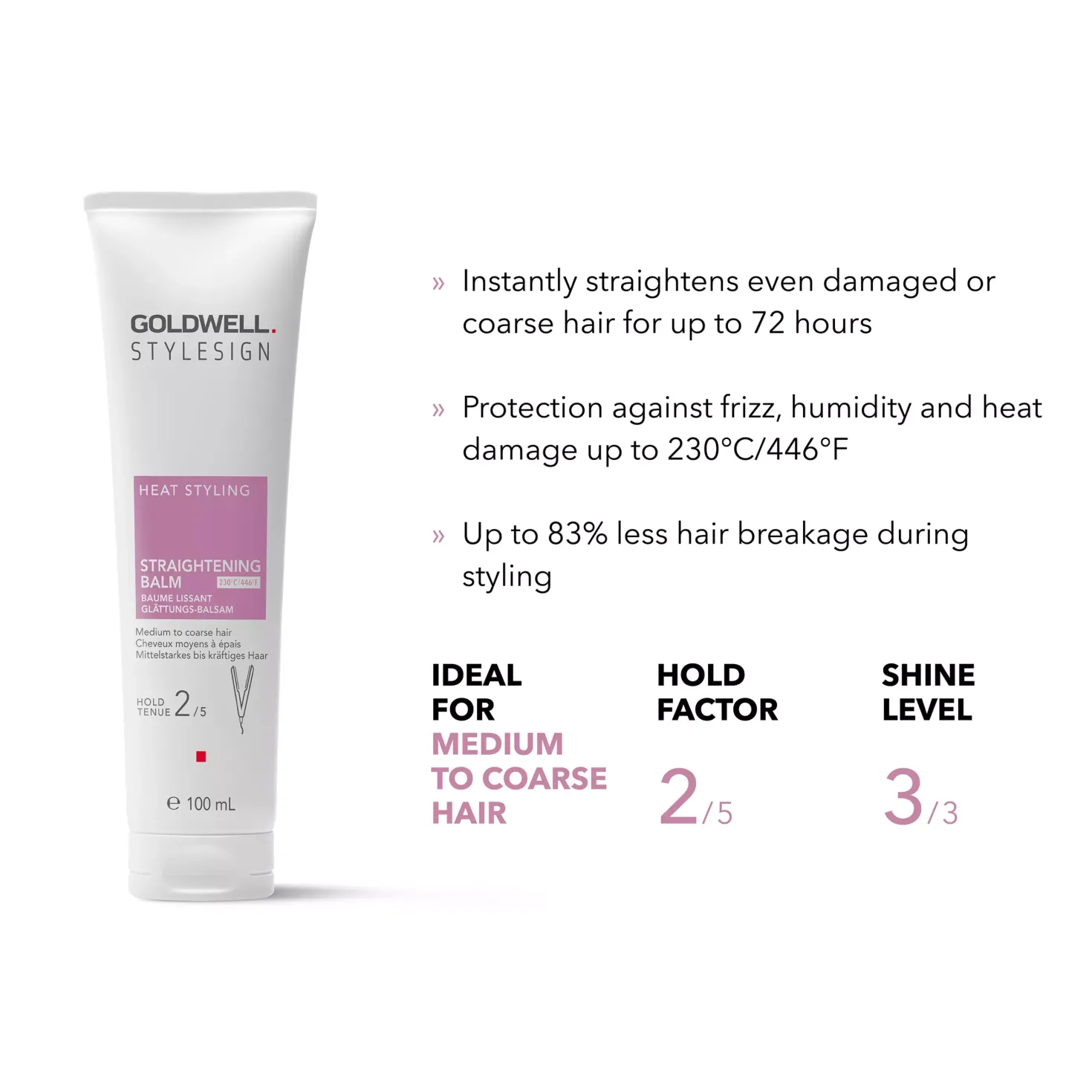 GoldwellStyleSign Heat Styling Straightening Balm 100 ml