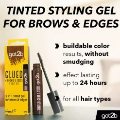 got2b Glued 4 Brows & Edges Tinted Dark Brown