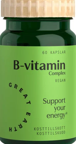 Great Earth B-vitamin Complex 60 stk