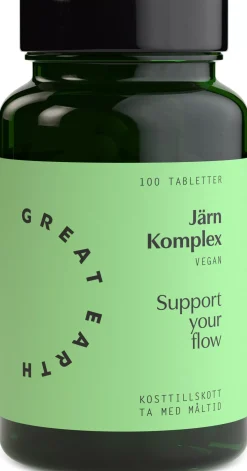 Great Earth Järn Komplex 25 mg 100 tab