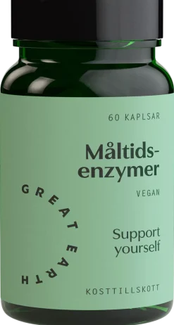 Great Earth Vegan Enzymes 60 stk