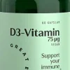 Great Earth Vitamin D3 Vegan 3000 I.E 60 kap