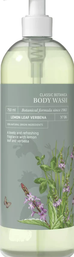Gunry Body Wash Classic Botanica Lemon Leaf Verben 750 ml