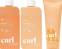HairlustCurl Crush Bundle Shampoo 250 ml & Conditioner 250 ml & Hair Mask 200 ml