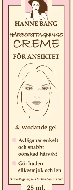 Hanne Bang Hair Removal Face Cream 25 ml