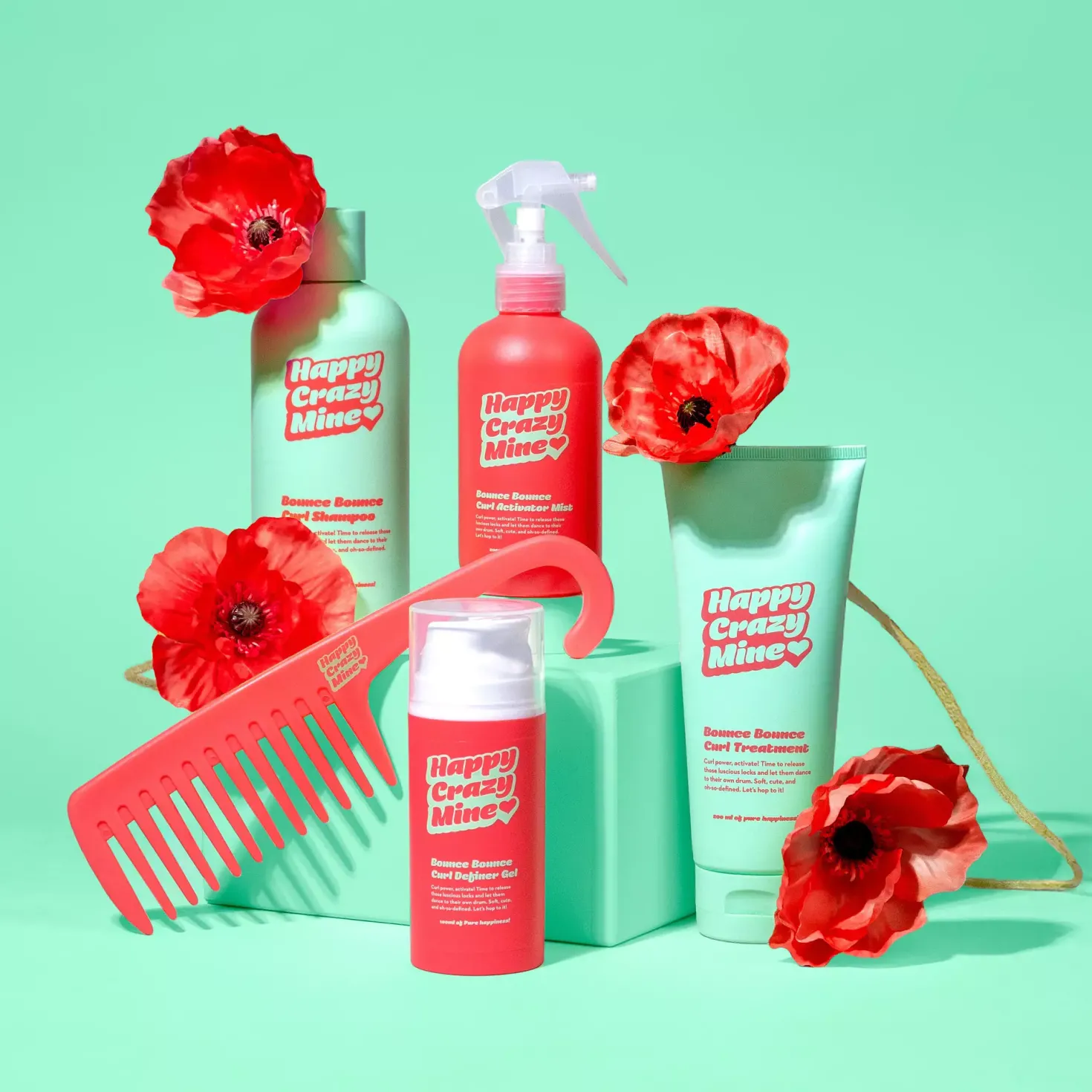 Happy Crazy MineBounce Bounce Curl Definer Gel 100 ml