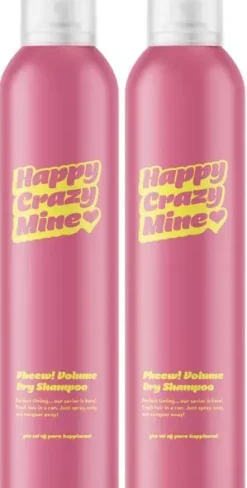 Happy Crazy Mine Pheew! Volume Dry Shampoo 2 x 300 ml