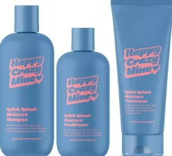 Happy Crazy MineSplish Splash Moisture Shampoo 350 ml & Conditioner 250 ml & Treatment 200 ml