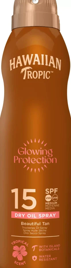 Hawaiian Tropic Glowing Protection Oil C-Spray SPF15 177 ml