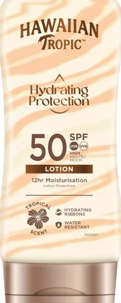 Hawaiian Tropic Hydrating Protection Lotion SPF50 180 ml