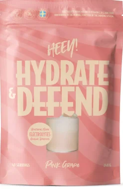 Heey!Electrolytes Hydrate & Defend Electrolytes + Probiotics Pink Grape 240 g