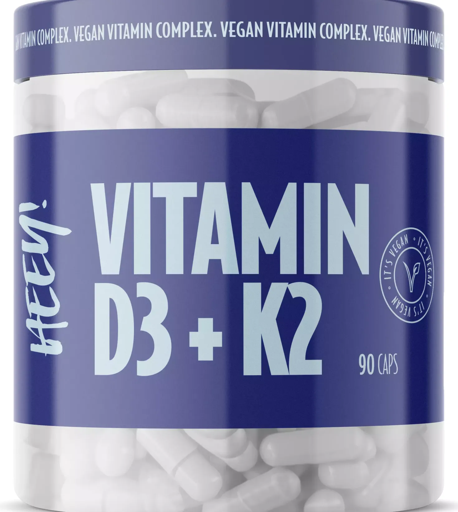 Heey! Vitamin D3/K2 + Superfruits 90 stk