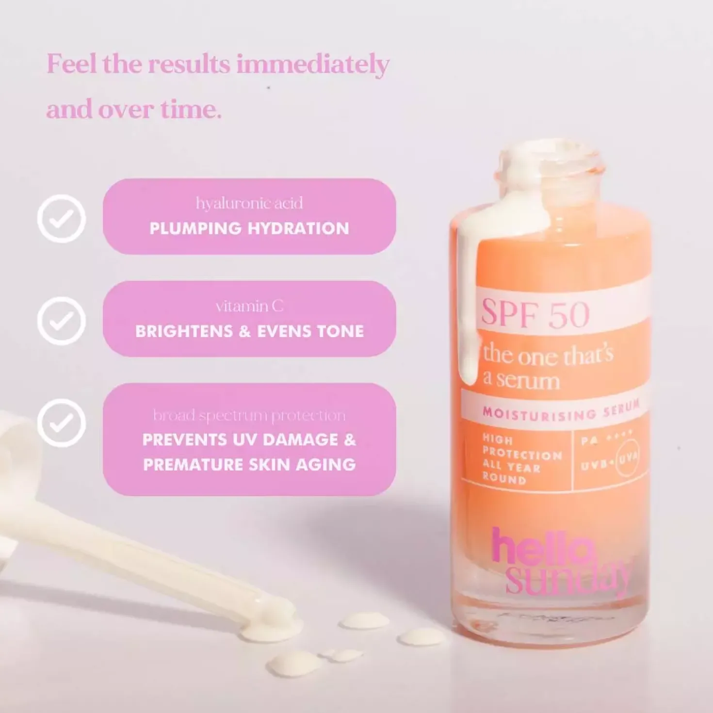 Hello Sunday The one that's a serum SPF 50 PA++++ 30 ml