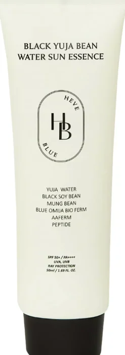 Heveblue Black Yuja Bean Water Sun Essence 50 ml