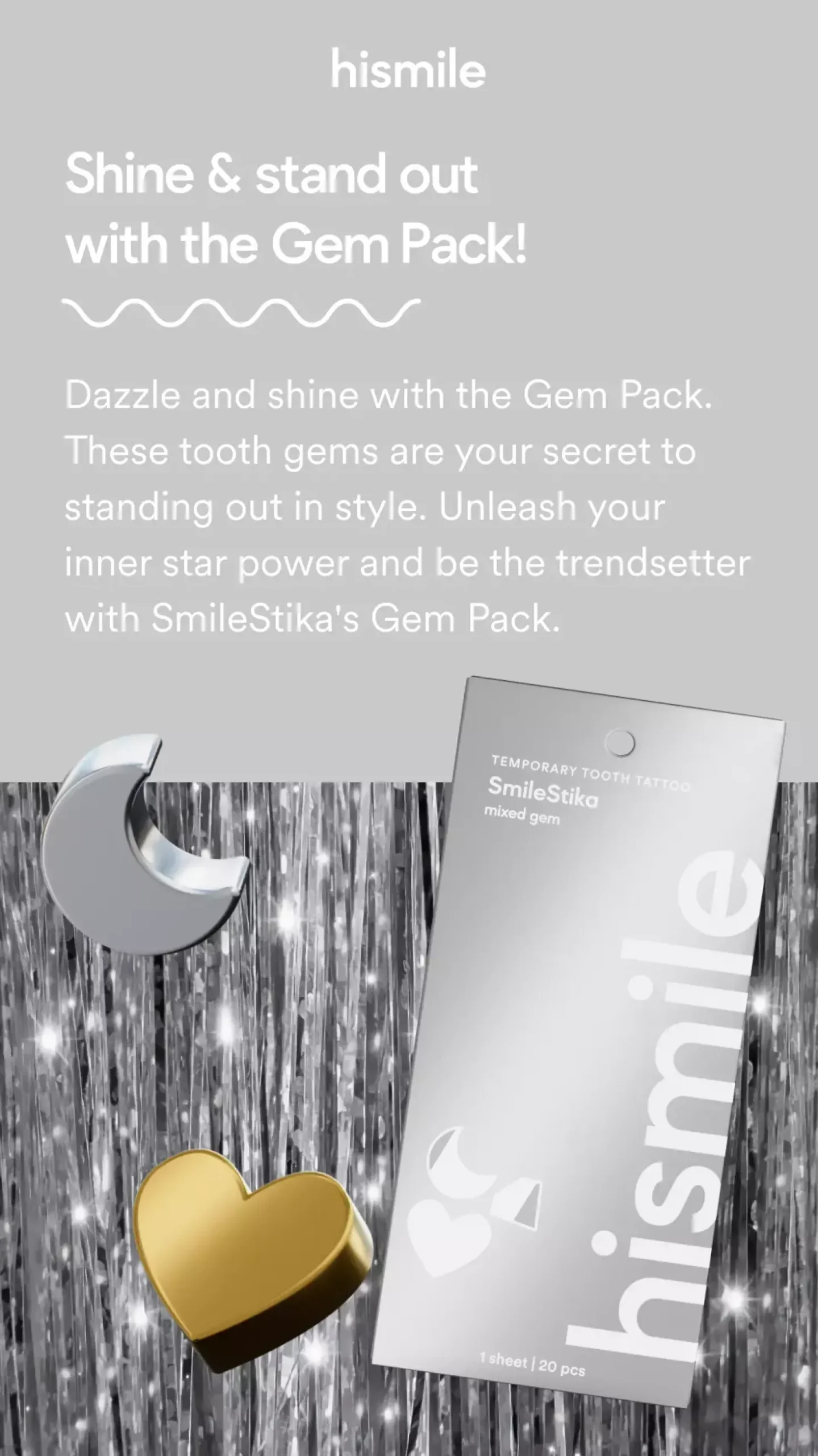 Hismile SmileStika Mixed Gem Pack