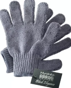 Hydréa London Organic Carbonised Bamboo Exfoliating Gloves