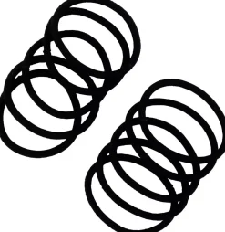 Ibero Hair Tie With Bamboo Fiber 10 pcs